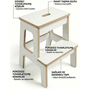 Basamaklı Mutfak Tabure Merdiven