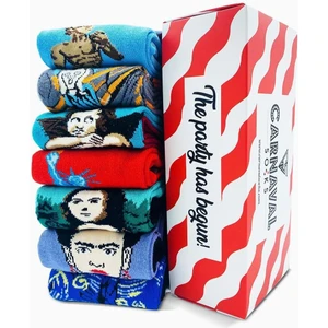 Carnaval Socks 7\'li Art Socks Desenli Renkli Çorap Set