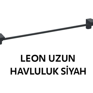 Leon Uzun Havluluk Siyah