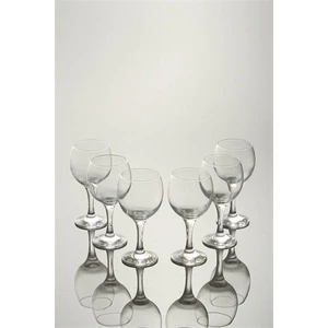 Bistro Su Bardağı Set 6lı 290 ml Şeffaf Cam Desensiz 6 Parçalı Şık Sunum