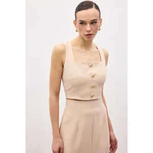 Lucy Crop - Bej