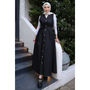 İmaj Butik Siyah Düğmeli Cepli Kot Jile