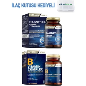 Magnesium Complex 60 Tablet + Nutraxin B Complex 60 Kapsül