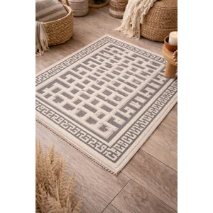 Dede Ev Tekstil Doğal Pamuk Bukle Kilim Paspas