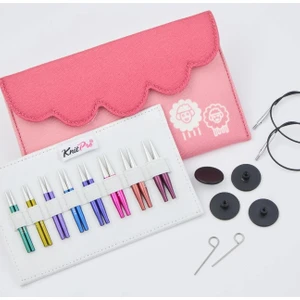 Knitpro Zing Mini 5cm Değiştirilebilir Misinalı Şiş Seti