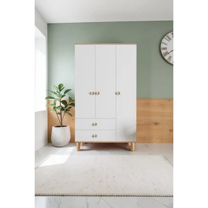 Buğlem 3 Kapaklı 2 Çekmeceli Gardırop