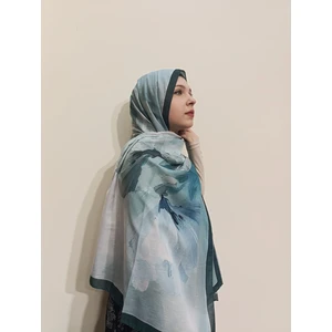 Esima Butik Şakayık Seri Degrade Pamuk Şal