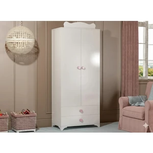 SAHRA 058 2 Kapılı Dolap PEMBE