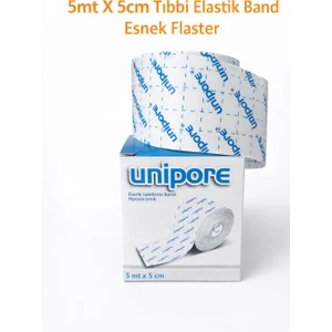 5mt x 5cm Tıbbi Elastik Band Esnek Flaster (1 Adet)