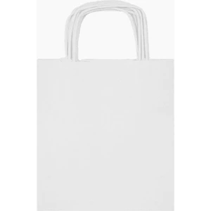 Burgu Saplı Karton Kraft Çanta 5'li