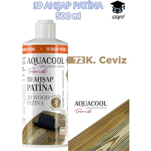 500 ml 3D Ahşap Patina Su Bazlı Yerli Üretim