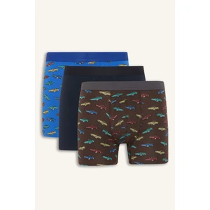 Regular Fit Baskılı 3'lü Boxer G9301AX26SP