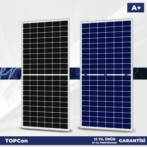 Alfa Solar 620W Güneş Paneli Topcon Bifacial Çift Cam