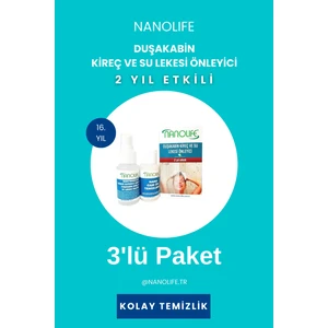 Nanolıfe Duşakabin Su Kaydırıcı 3'lü Paket