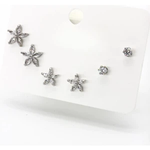 Mimoza Accessories Zirkon Taş 6'lı Set Küpe