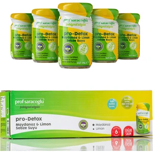 Prof Saraçoğlu Pro-Detox Organik Maydanoz&Limon Shot 300 mL