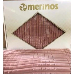 3 Parça Pembe Desenli Çift Kişilik Battaniye Seti 220 x 240 cm Polyester Kumaş