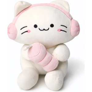 Kulaklıklı Kedi Peluş