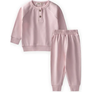 Reglan Kol Patlı Basıc Takım 1-5 Yaş pudra pembe
