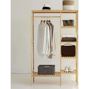 BRK Design Doğal Ahşap Gardırop
