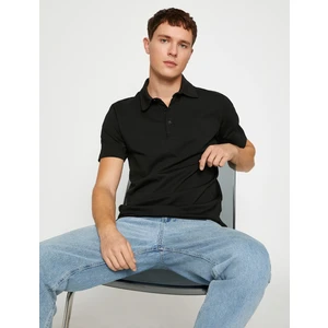 Basic Tişört Polo Yaka Pamuklu