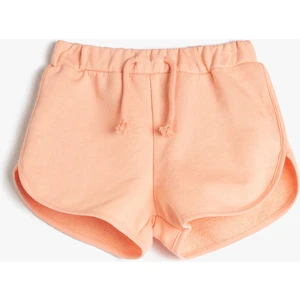 Şort Basic Beli Bağlamalı Cepli Pamuklu