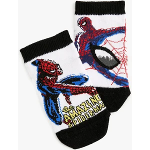 2'li Örümcek Adam Baskılı Çorap Seti Lisanslı