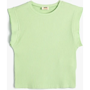 Atlet Kolsuz Yuvarlak Yaka Ribanalı