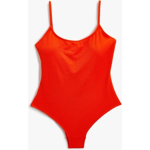 Basic Mayo Ince Askılı U Yaka Kaplı