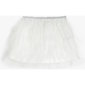 Tütü Etek Beli Lastikli Katlı Astarlı