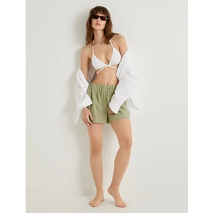 Pijama Altı Şort Beli Lastikli