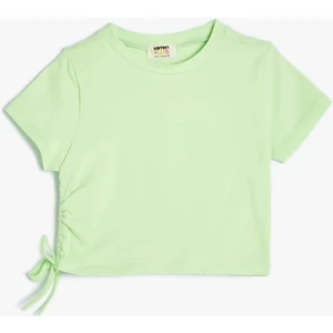 Shirred Detail T-Shirt