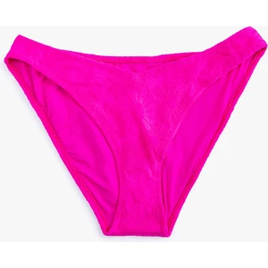 Çiçek Dokulu Bikini Altı V Kesim