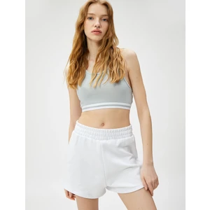 Crop Atlet U Yaka Ribana Detaylı