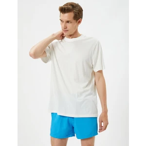 Deniz Şortu Kısa Beli Bağcıklı Cepli