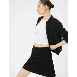 Mini Şort Etek Rahat Kalıp Standart Bel