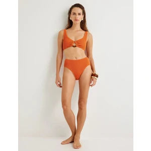 Dokulu Yüksek Bel Bikini Altı