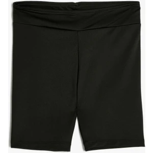 Basic Kısa Tayt Beli Lastikli