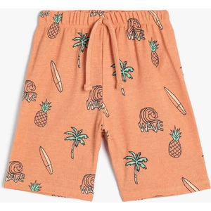 Basic Şort Beli Bağlamalı Cep Detaylı