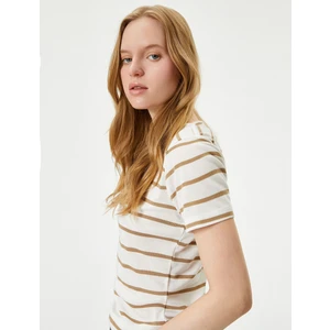 Basic Tişört Bisiklet Yaka Kısa Kollu