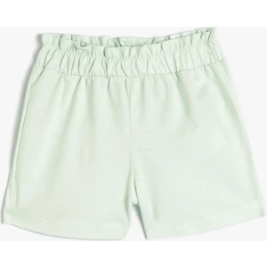 Basic Şort Beli Lastikli Pamuklu