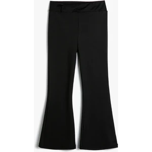 Basic Ispanyol Paça Pantolon Beli Lastikli