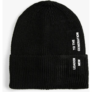 Lastikli Örgü Bere Kenarları Katlı