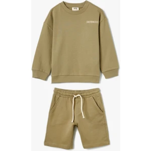 Eşofman Takımı Sweatshirt ve Şort Set