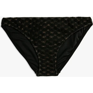 Bikini Altı Dokulu Normal Bel