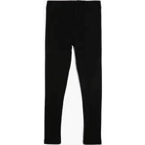 Basic Ribanalı Tayt Beli Lastikli