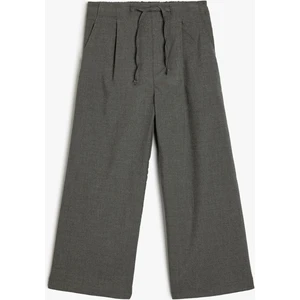 Geniş Paça Pantolon Beli Lastikli