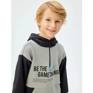 Baskılı Erkek Gri Sweatshırt 5WKB10292TK