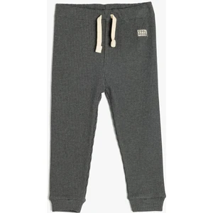 Beli Bağlamalı Pamuklu Jogger Eşofman Altı