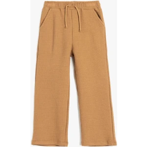 Beli Bağlamalı Cep Detaylı Pamuklu Basic Eşofman Altı